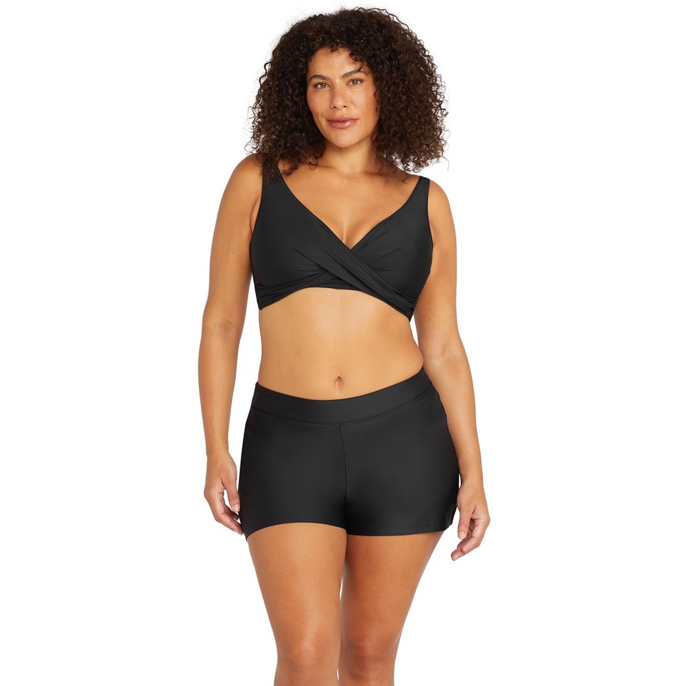 NWT Womens Artesands Black Hues Delacroix Swim Shorts